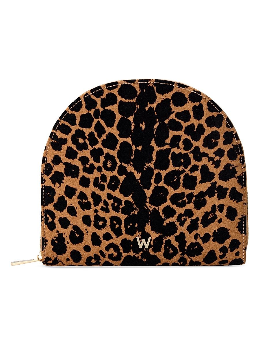 Savanna Leopard Jewelry Port - Tan Black