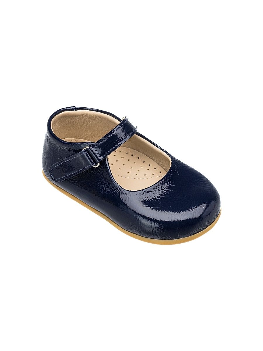 Baby Girl's Bare Leather Mary Janes - Blue - Size 6 (Baby)