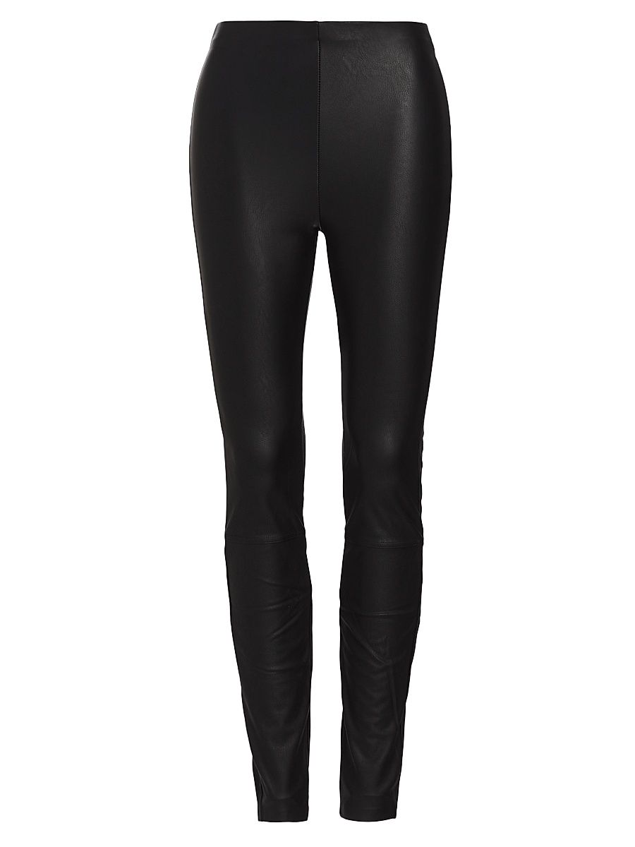 Women's Better Than Leather Faux Leather Leggings - Black - Size XXXXXL