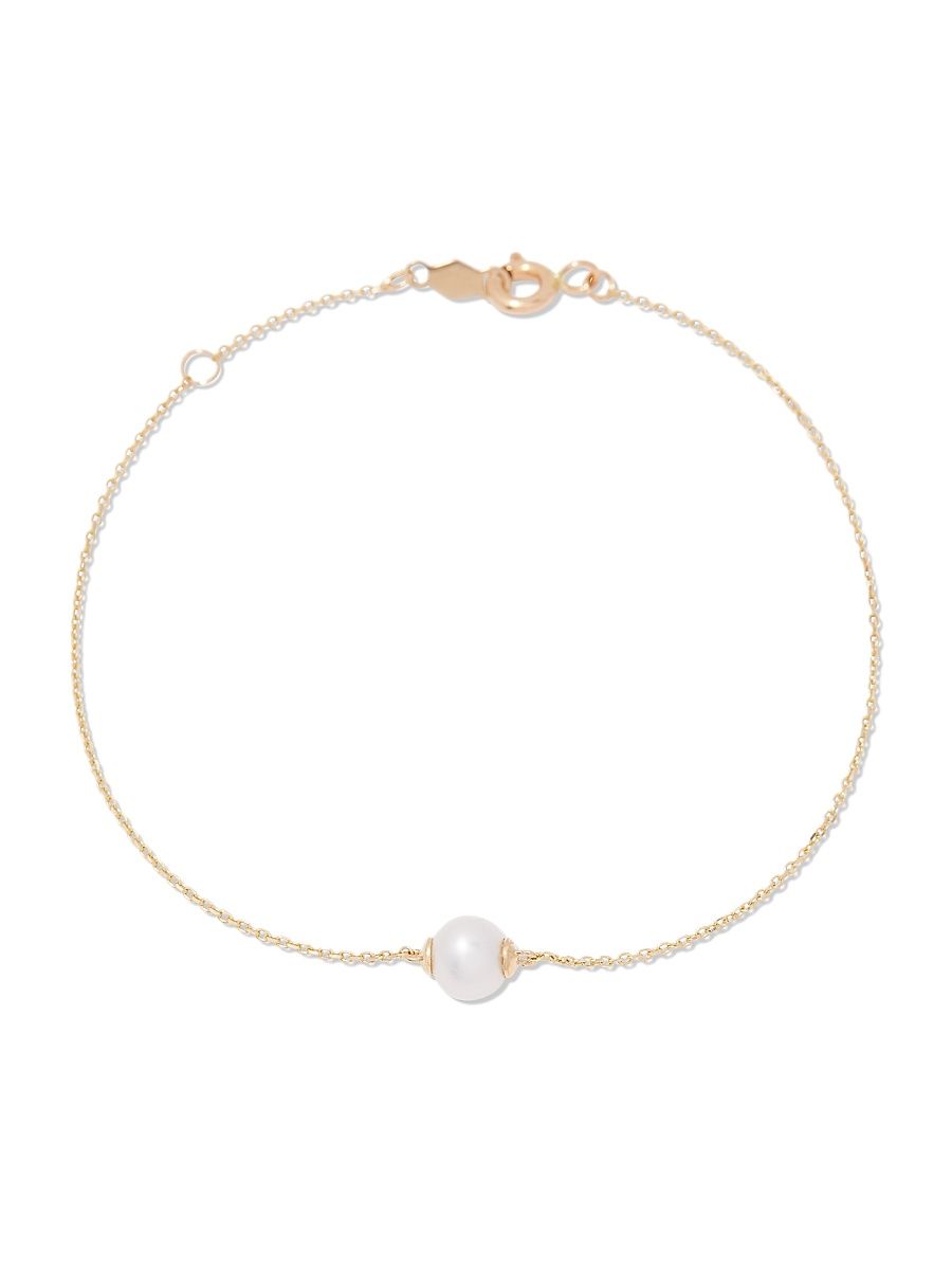 Women's Selma 14K Yellow Gold & Cultured Pearl Bracelet - Gold