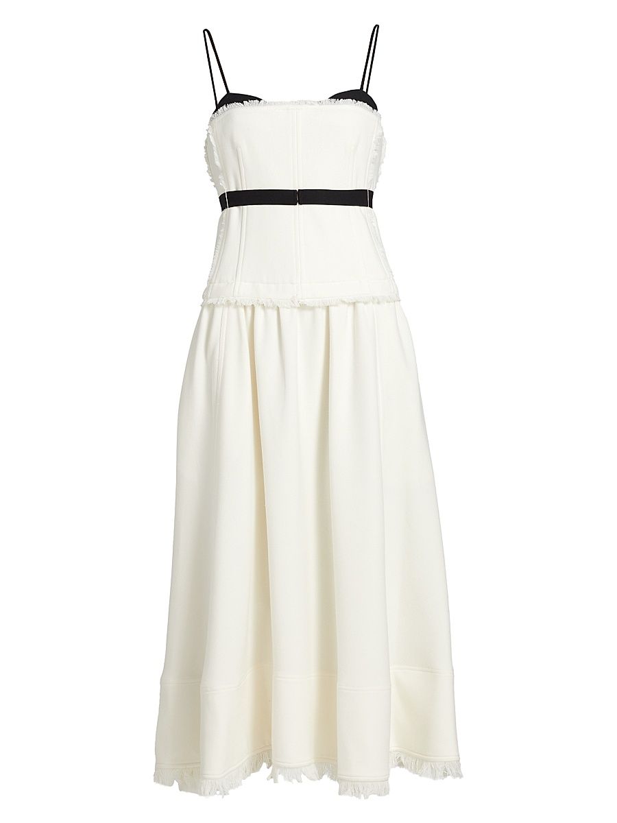 Women's Quinlin Bustier Midi-Dress - Snow Multi - Size 4