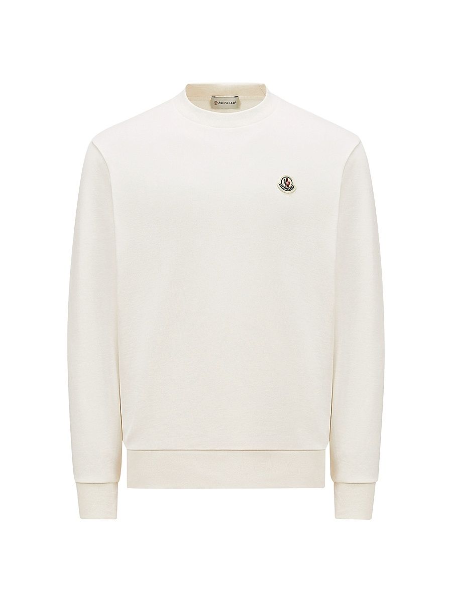 Men's Crewneck Sweatshirt in Cotton - White - Size XXXL