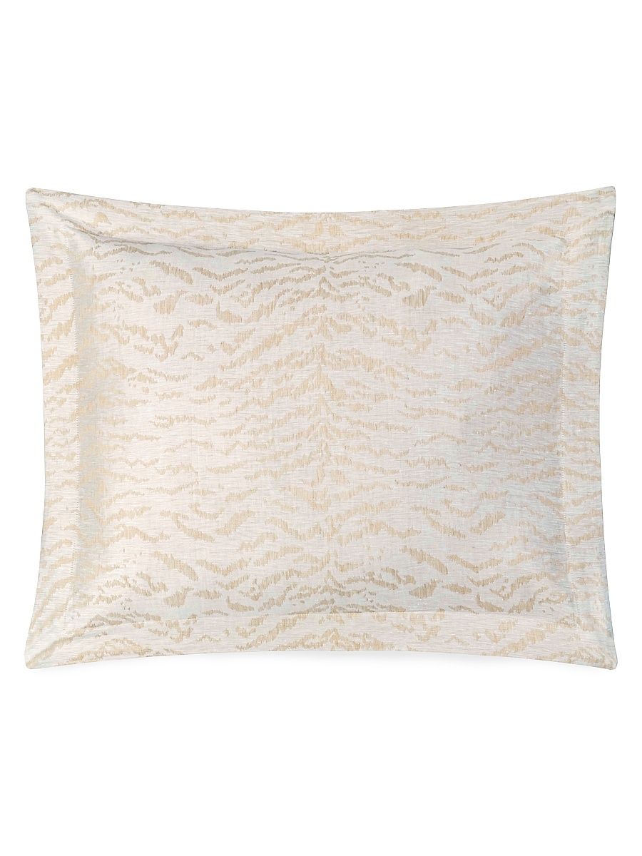 Raja Tiger Linen Sham - Raja Dune - Size King