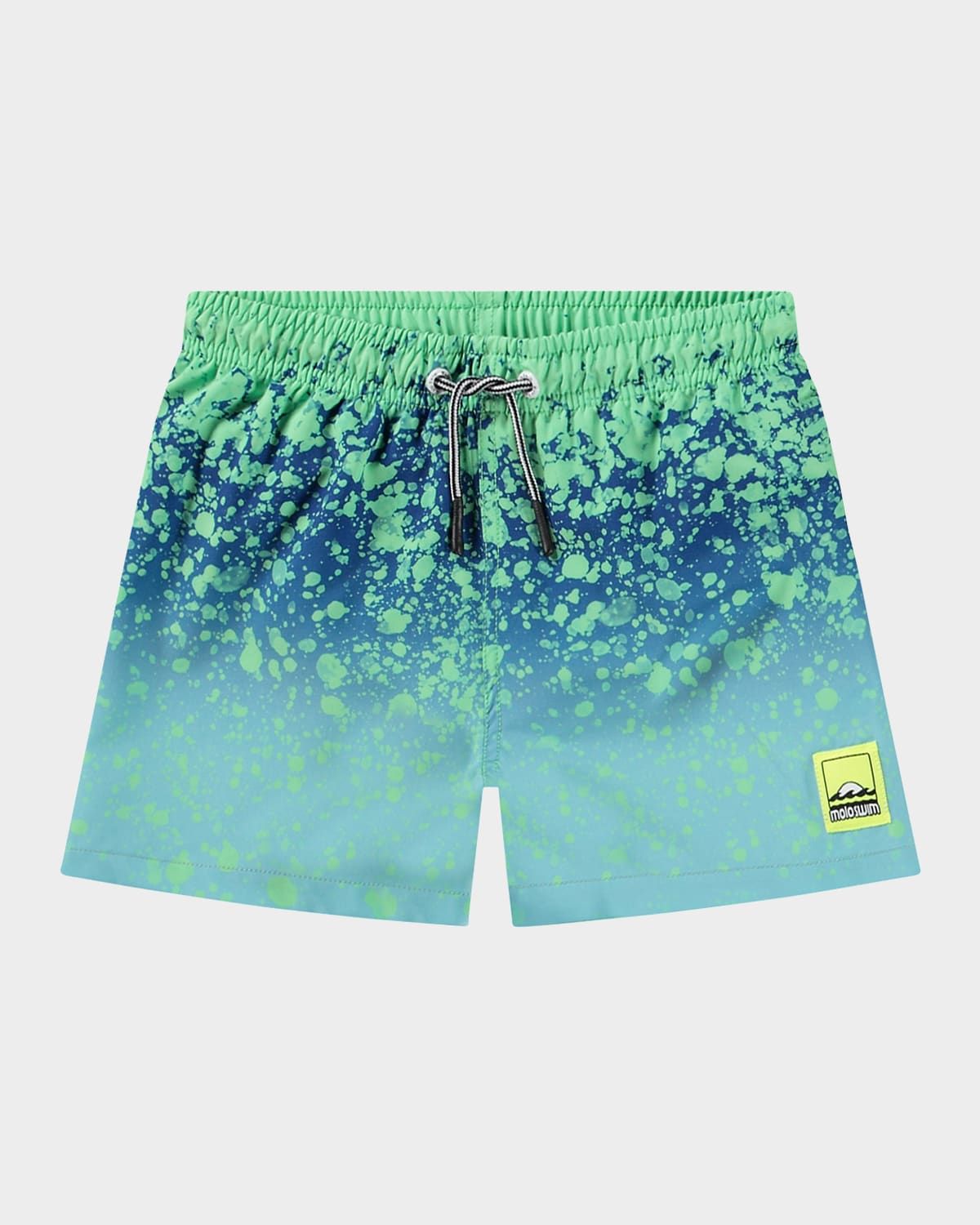 Boy & apos;s Niko Splatter Swim Trunks, Size 7-12