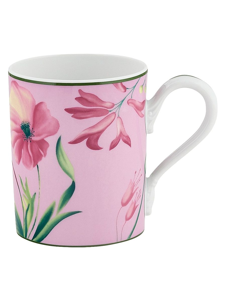 Florenza Porcelain Mug - Pink White