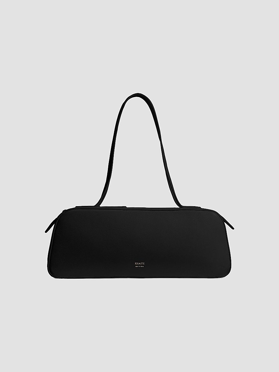 Khaite Women's Simona Leather Shoulder Bag - Black