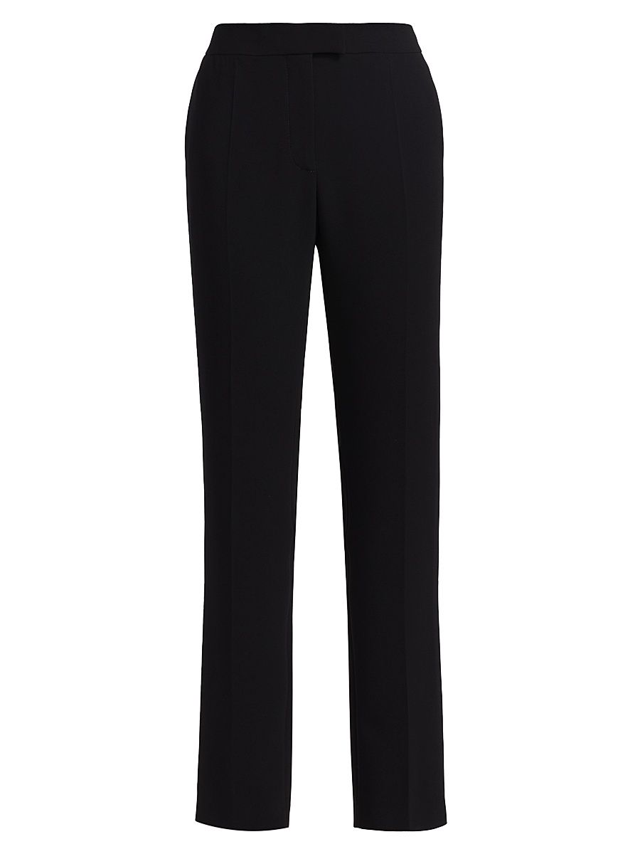 Women's Todd Straight-Leg Crop Pants - Black - Size 14