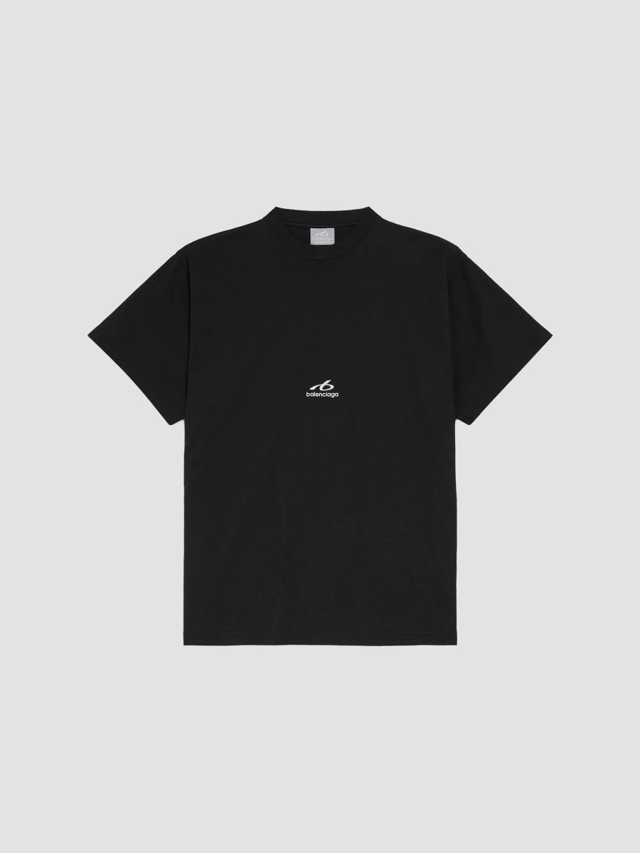 Balenciaga Men's Bodies Oversized T-Shirt - Black - Size XXS
