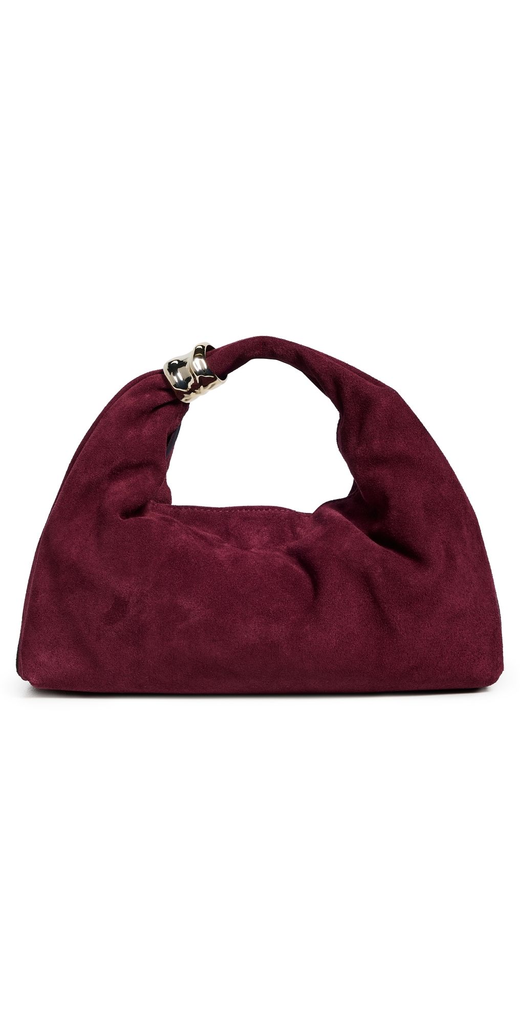 Madewell Suede Hand Held Ring Pouch Cabernet One Size