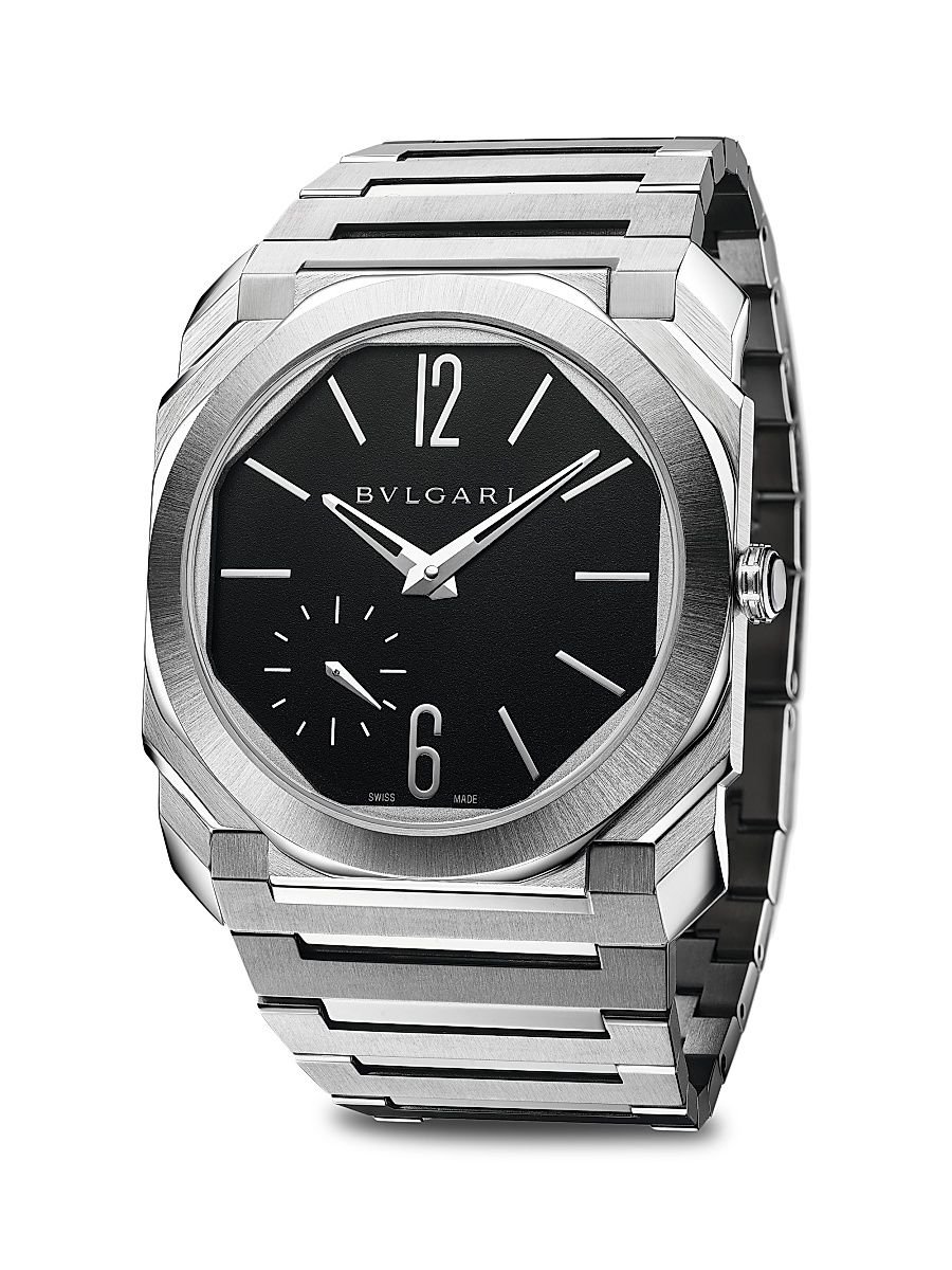 Women's Octo Finissimo Extra-Thin Satin-Polished Steel Bracelet Watch - Stainless Steel