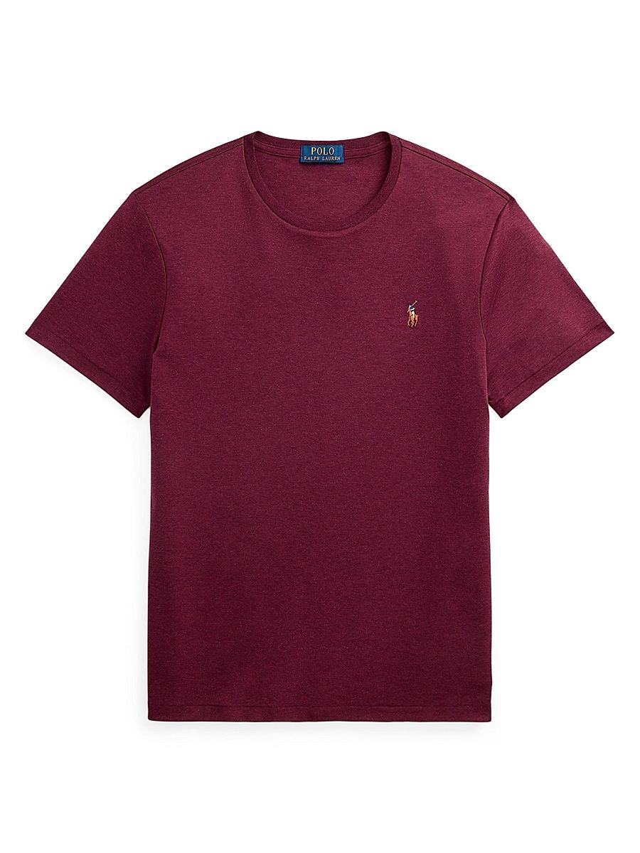 Men's Cotton Jersey Crewneck T-Shirt - Spring Wine Heather - Size XS