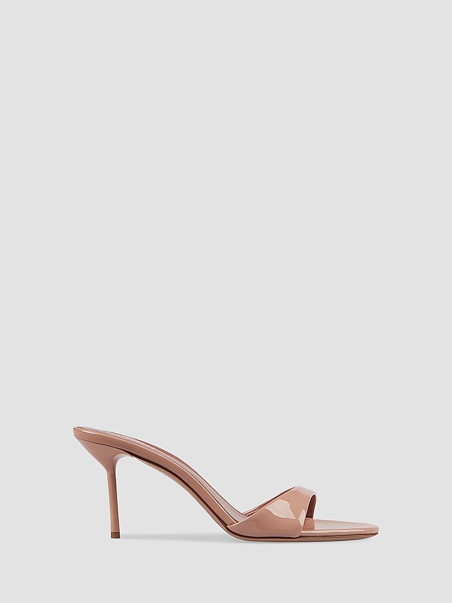 Women's Lidia 70MM Patent Leather Mules - Texas Rose - Size 10