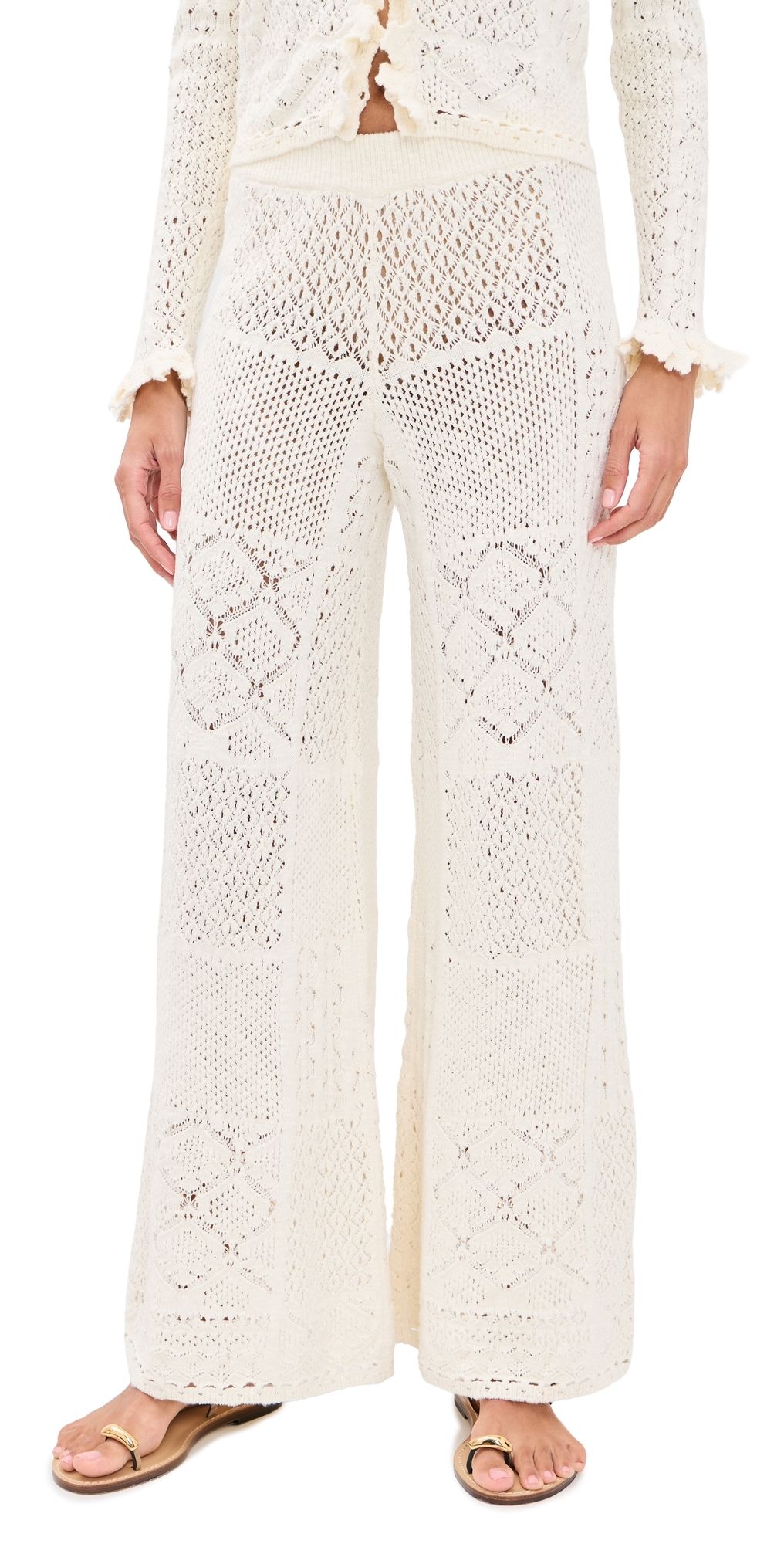 ba & sh Santy Pants Ecru 0
