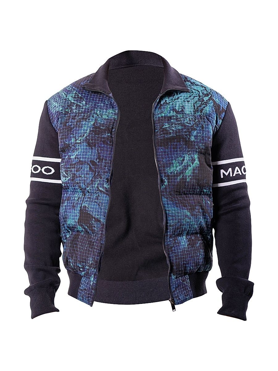 Men's Bomber Jacket - Blue - Size XXL