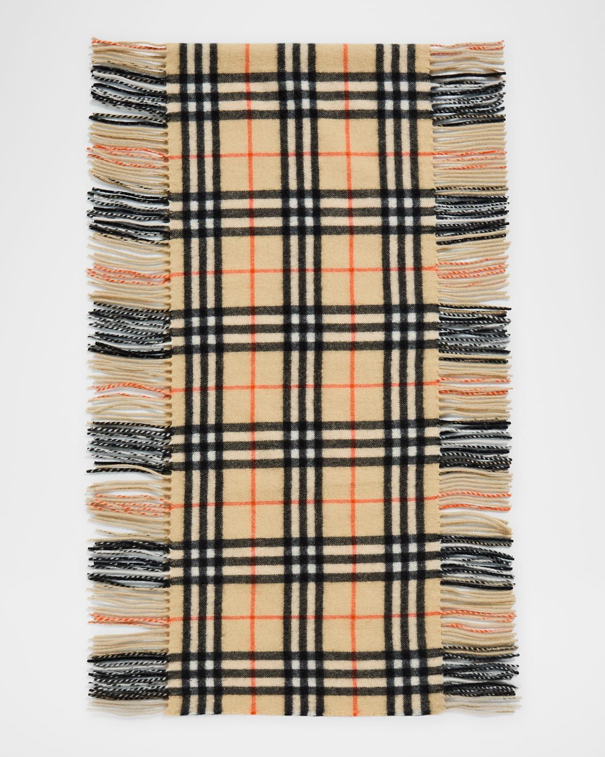 Check Cashmere Happy Scarf