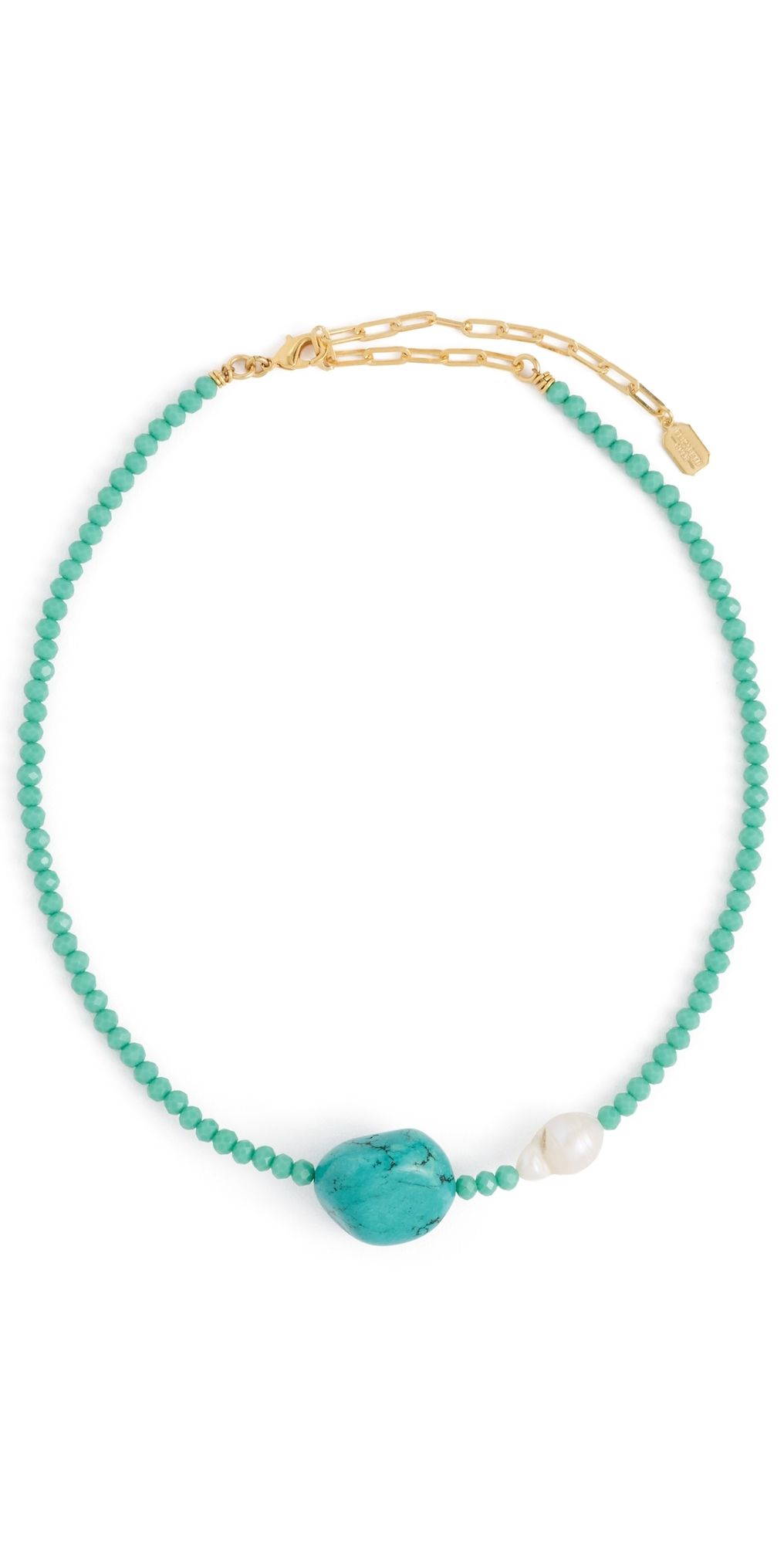 Elizabeth Cole Meiko Necklace Turquoise One Size