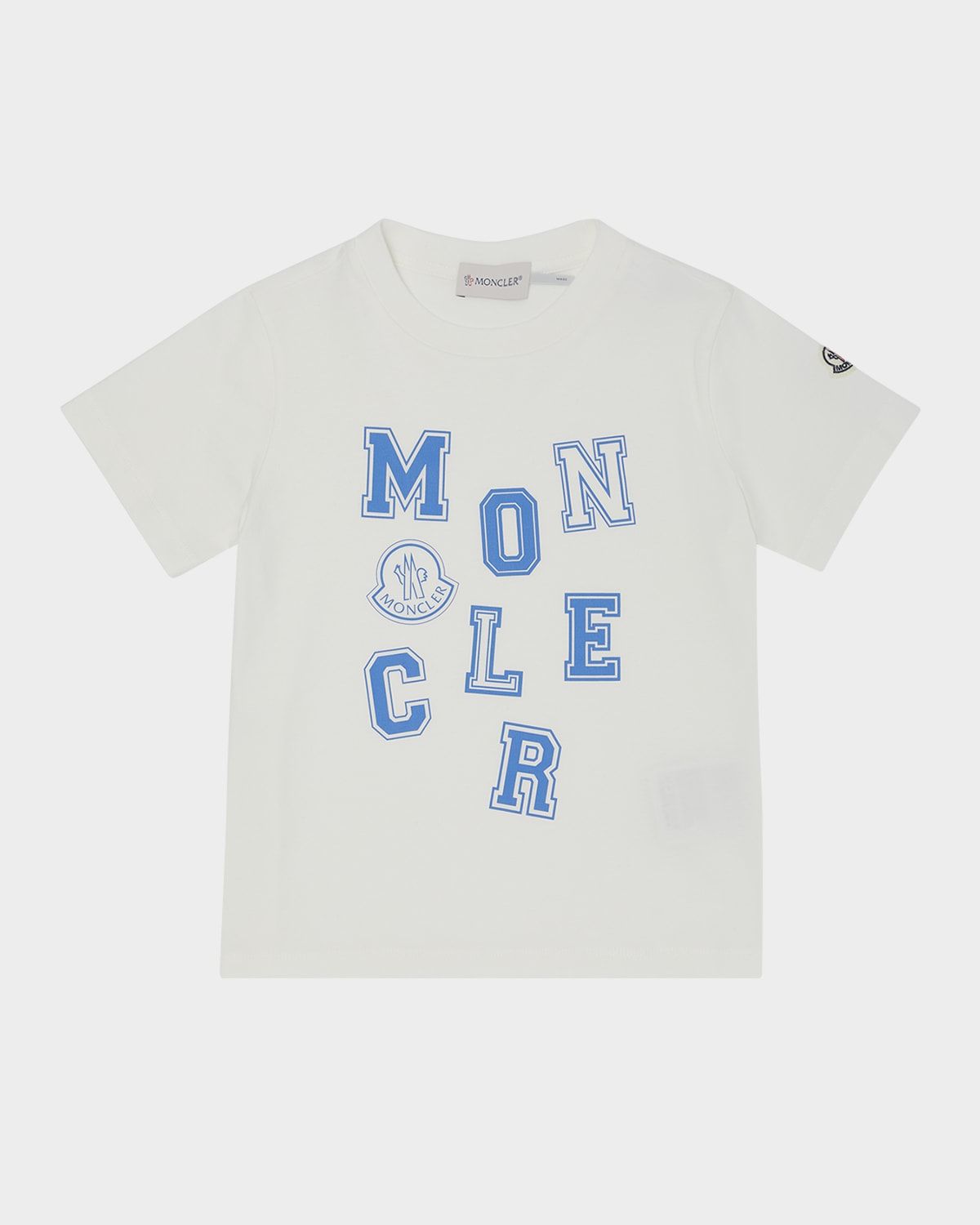 Boy & apos;s Scattered Logo Block Letter Short-Sleeve T-Shirt