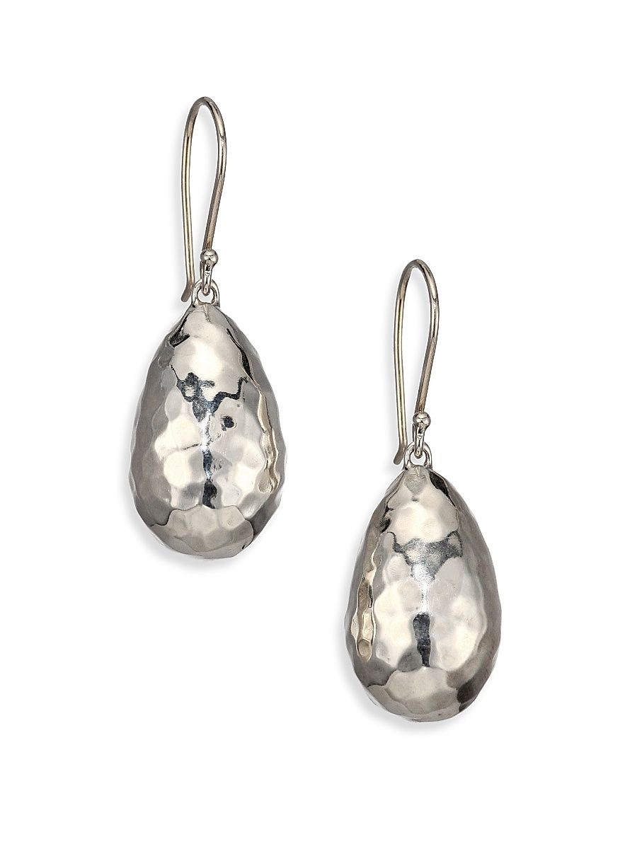 Women's Classico Small Sterling Silver Rain Drop Earrings - Silver