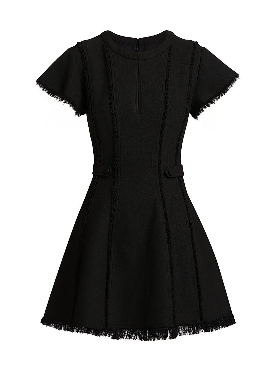 Women's Anielle Fit & Flare Minidress - Black - Size 8