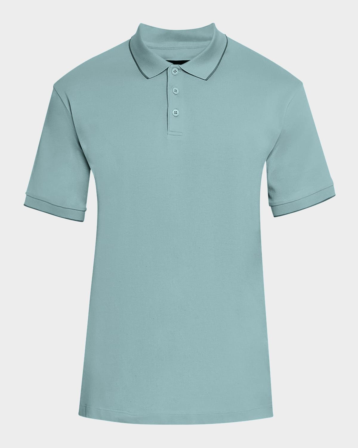 Men & apos;s Tipped Pique Polo Shirt