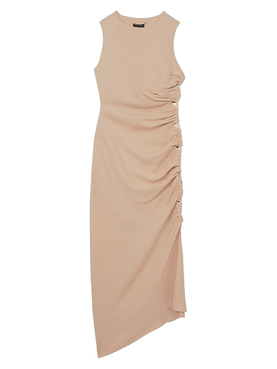 Women's Brooke Lace-Up Midi-Dress - Size 14