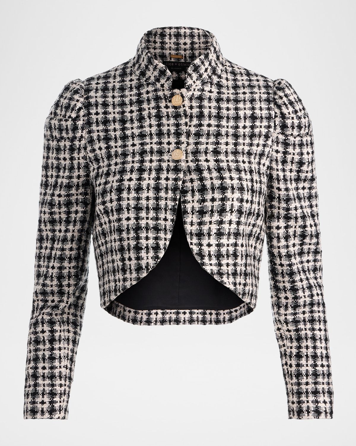 Ilaria Cropped Tweed Jacket