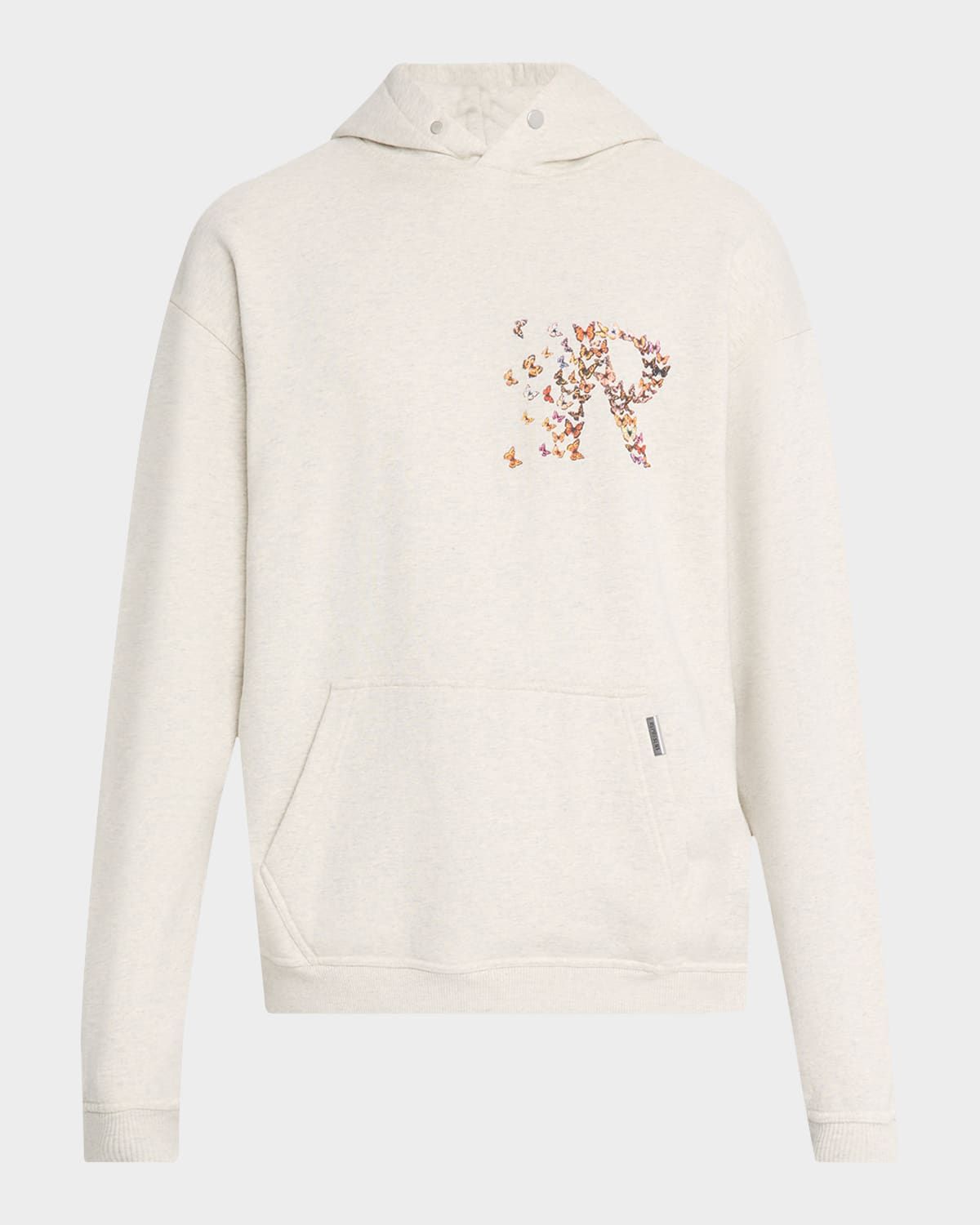 Men & apos;s Butterfly Initial Cotton Hoodie