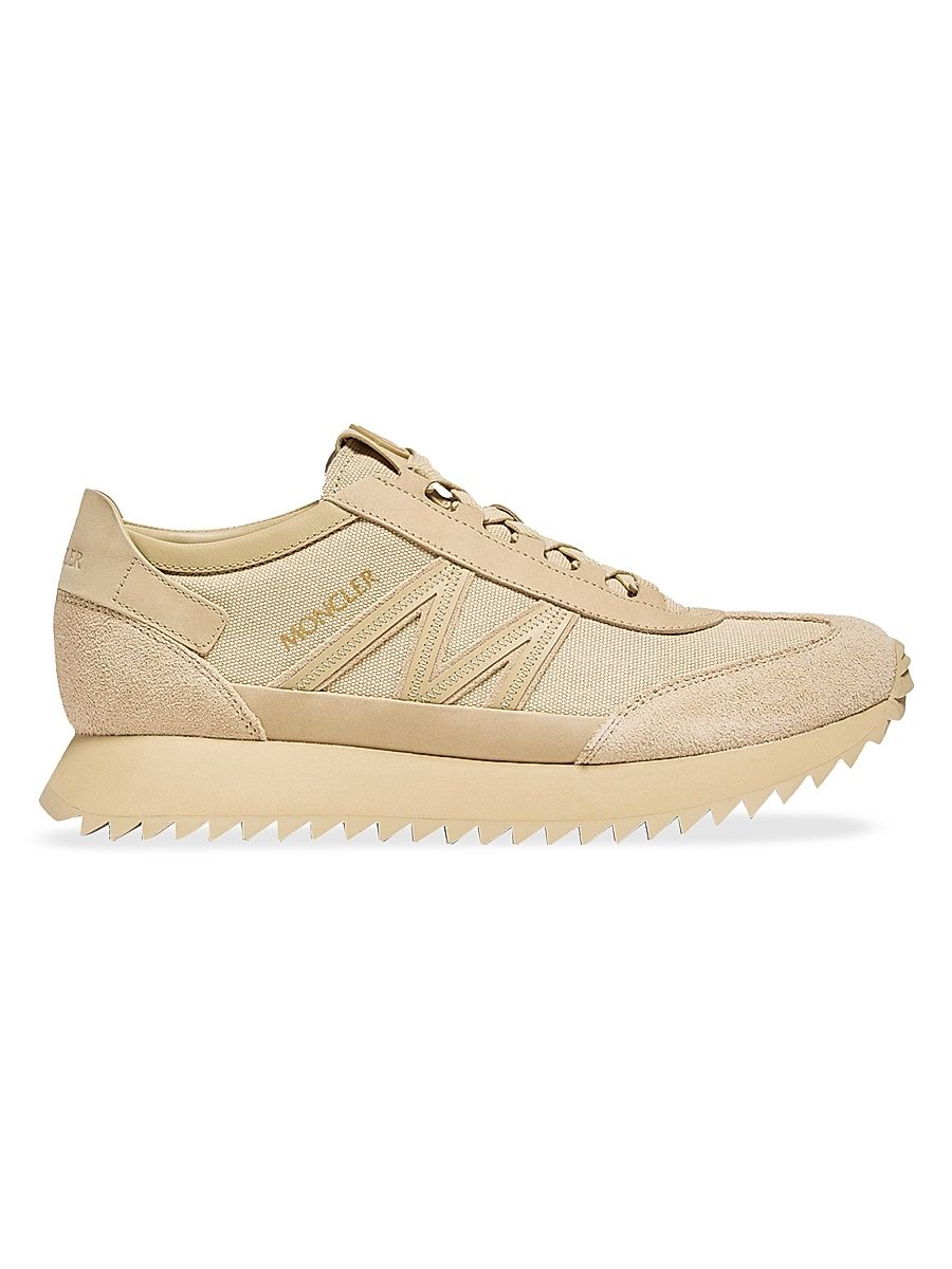 Men's Pacey2 Sneakers in Suede and Nubuck - Light Beige - Size 13