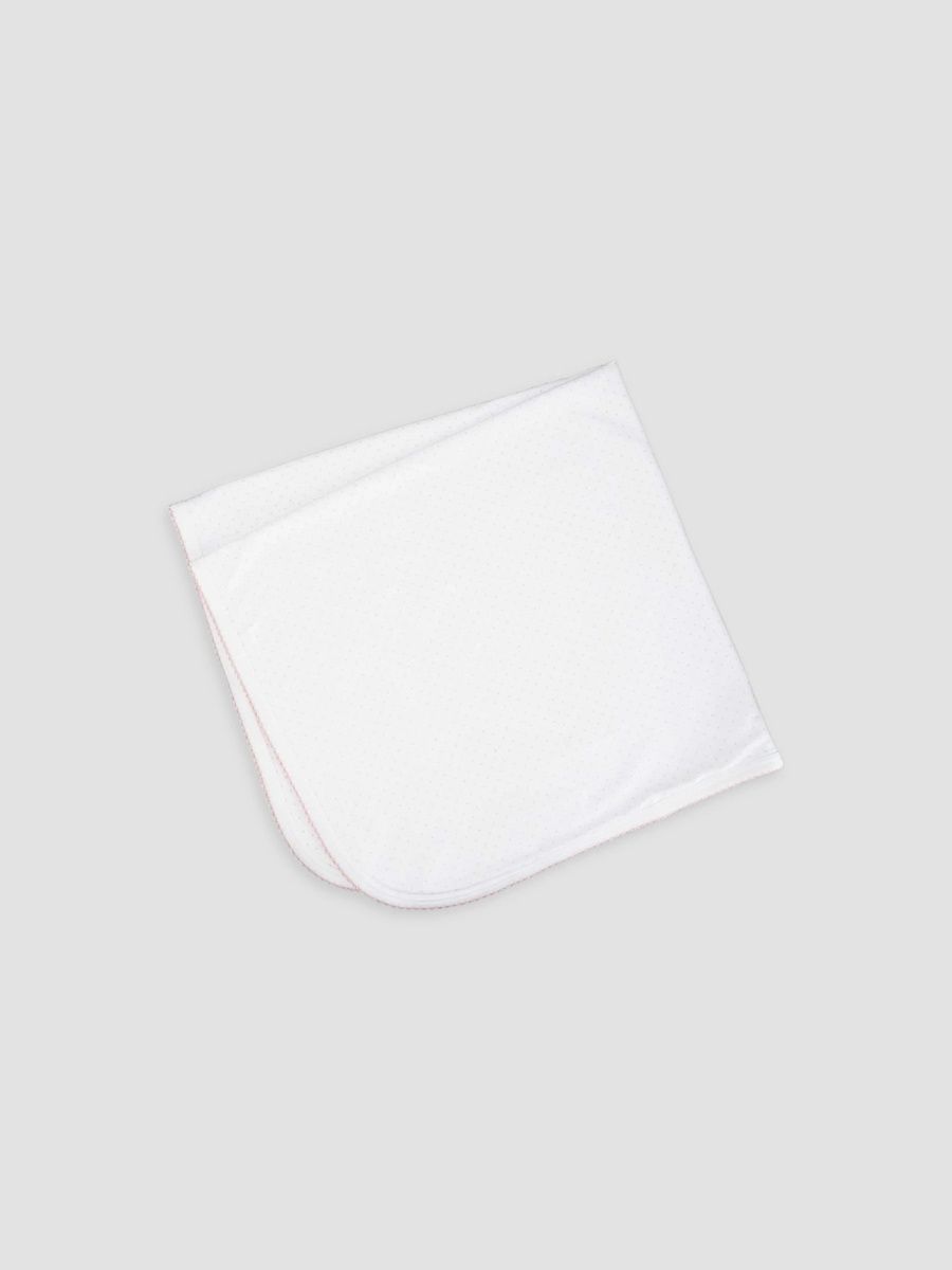 Kissy Kissy Unisex Baby's Pindot-Print Cotton Blanket - Pink