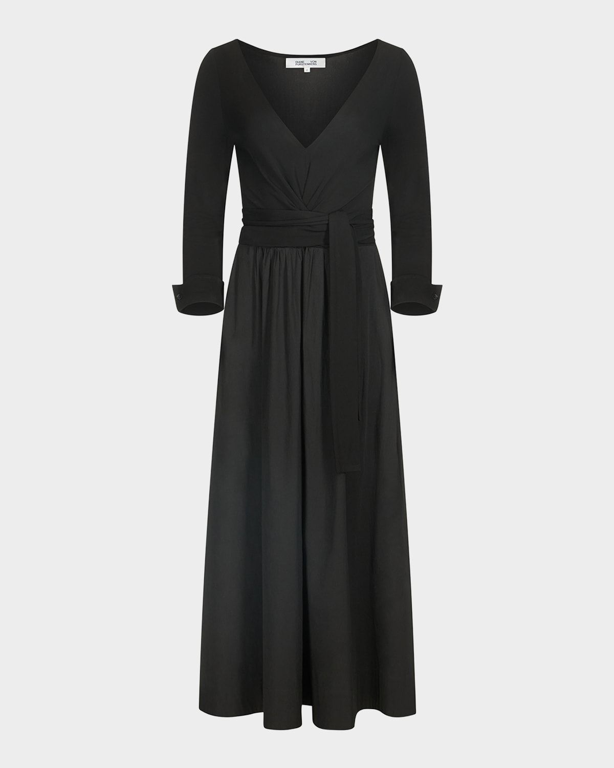 Ballerina A-Line Wrap Midi Dress