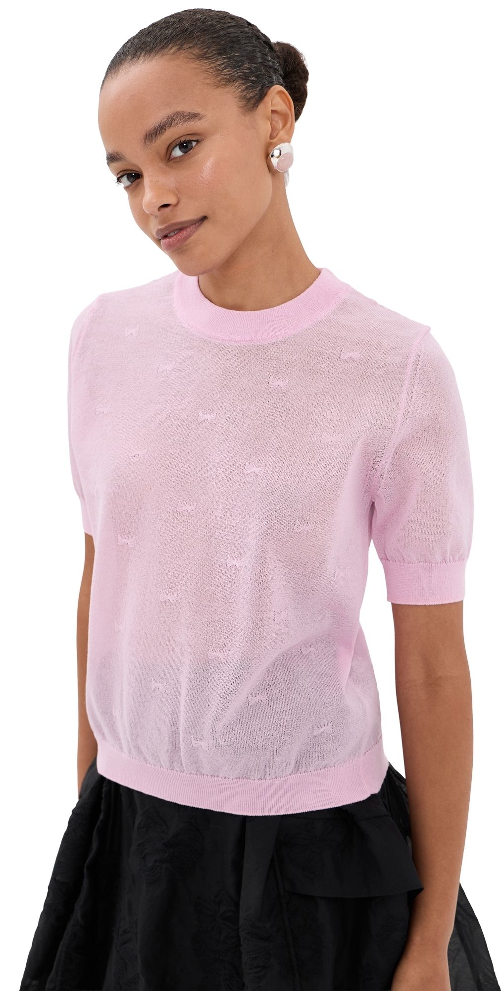 Cecilie Bahnsen Fillo Top Pretty Pink S