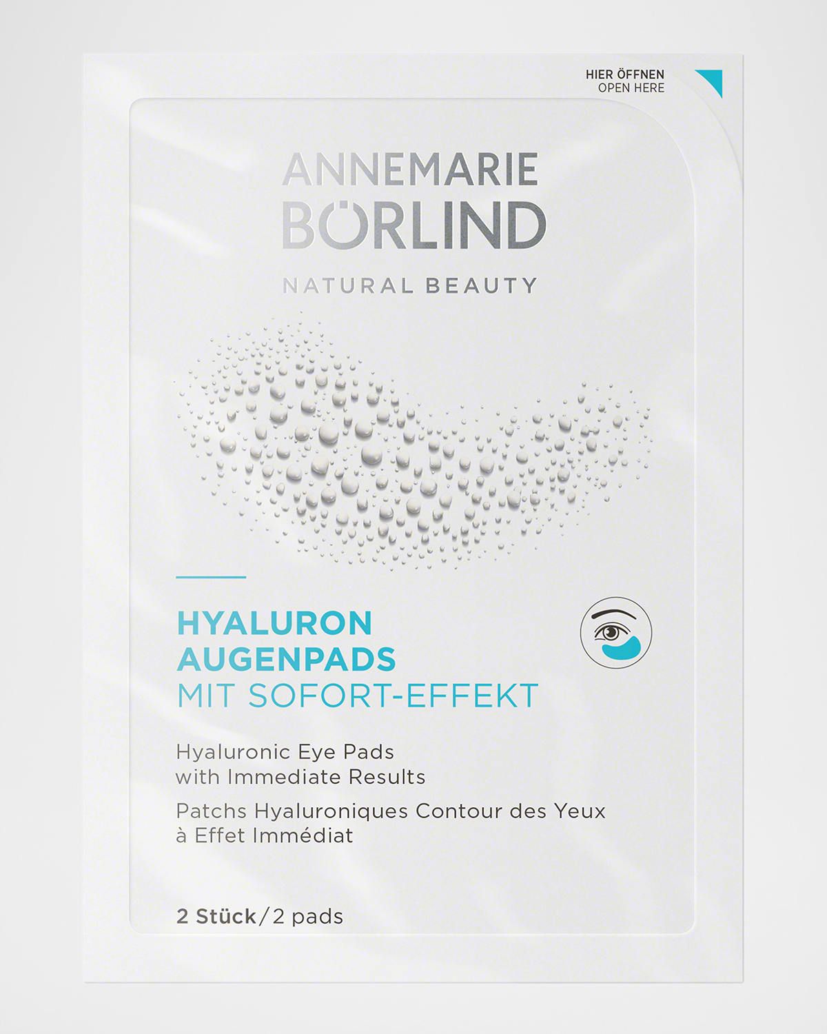 Hyaluronic Eye Pads, 12 Pieces