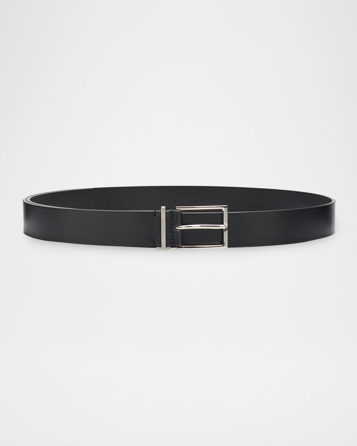 Men & apos;s Leather T Loop Belt