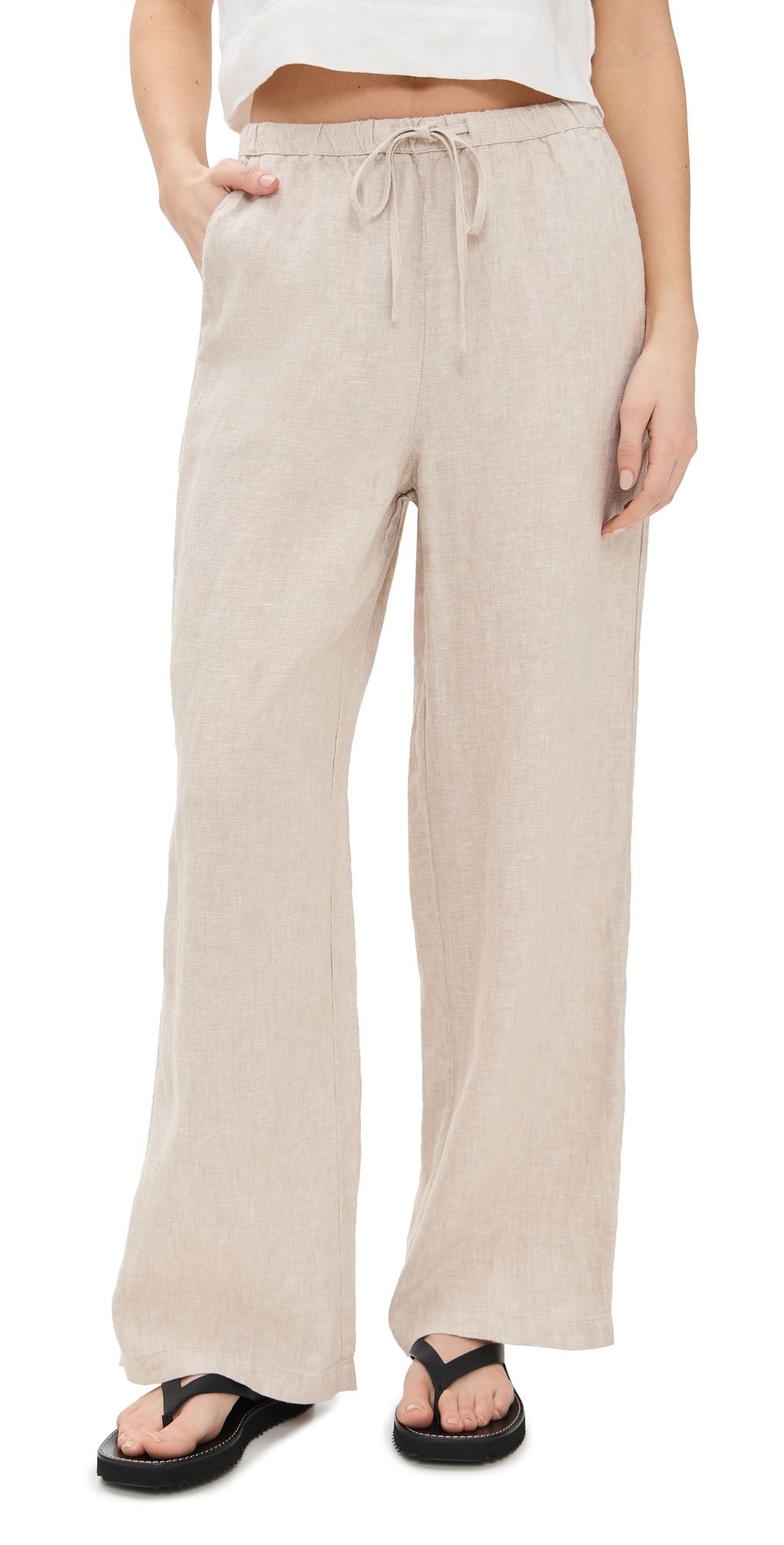 RAILS Emmie Trousers Heathered Flax M