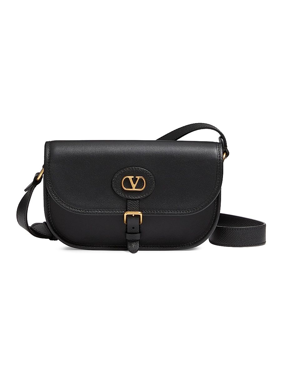 Men's Antibes Calfskin Small Shoulder Bag - Black