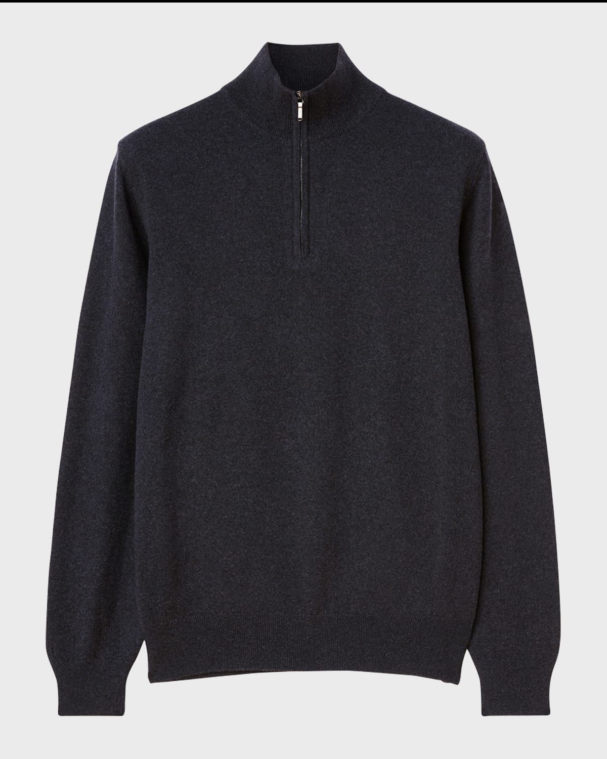 Men & apos;s Mezzocollo Baby Cashmere Quarter-Zip Sweater