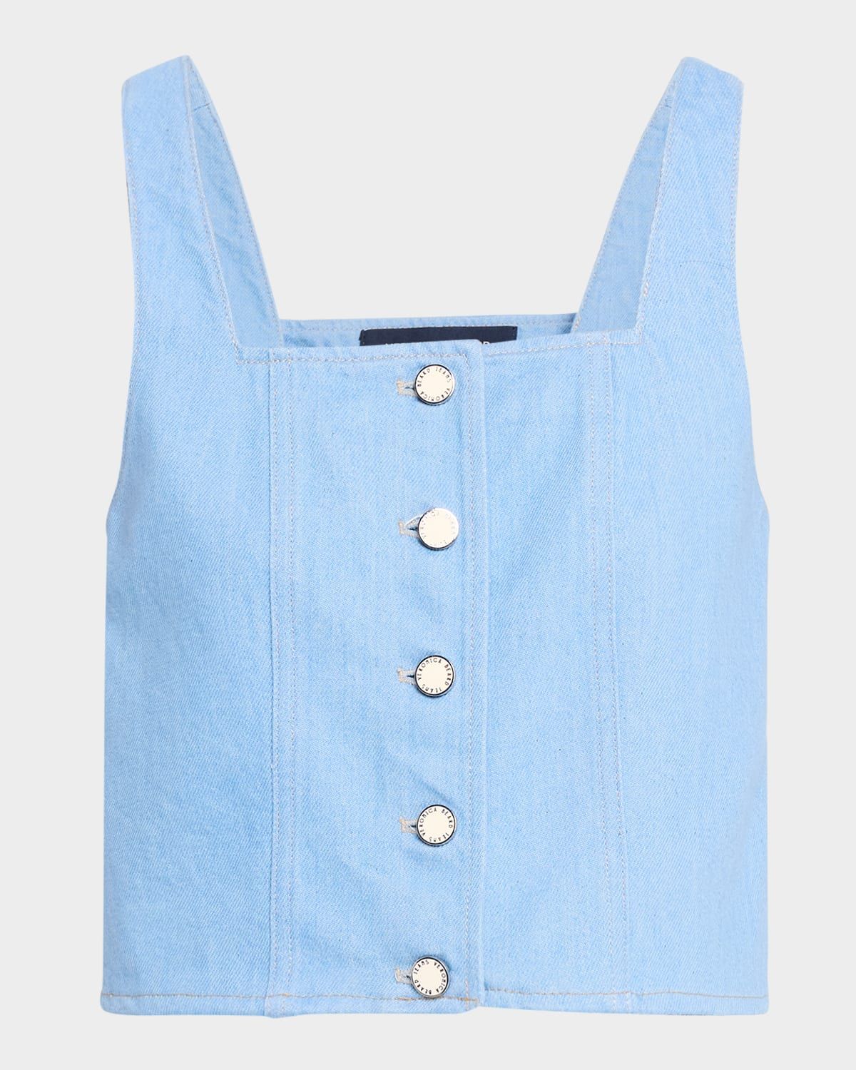 Spensley Cropped Denim Vest