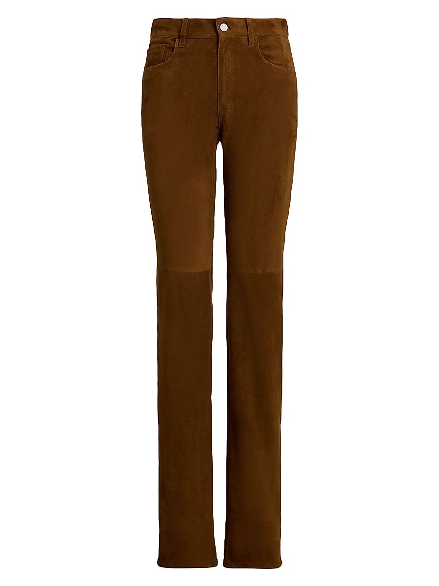 Women's Scottie Suede Skinny Pants - Nutmeg Suede - Size 8