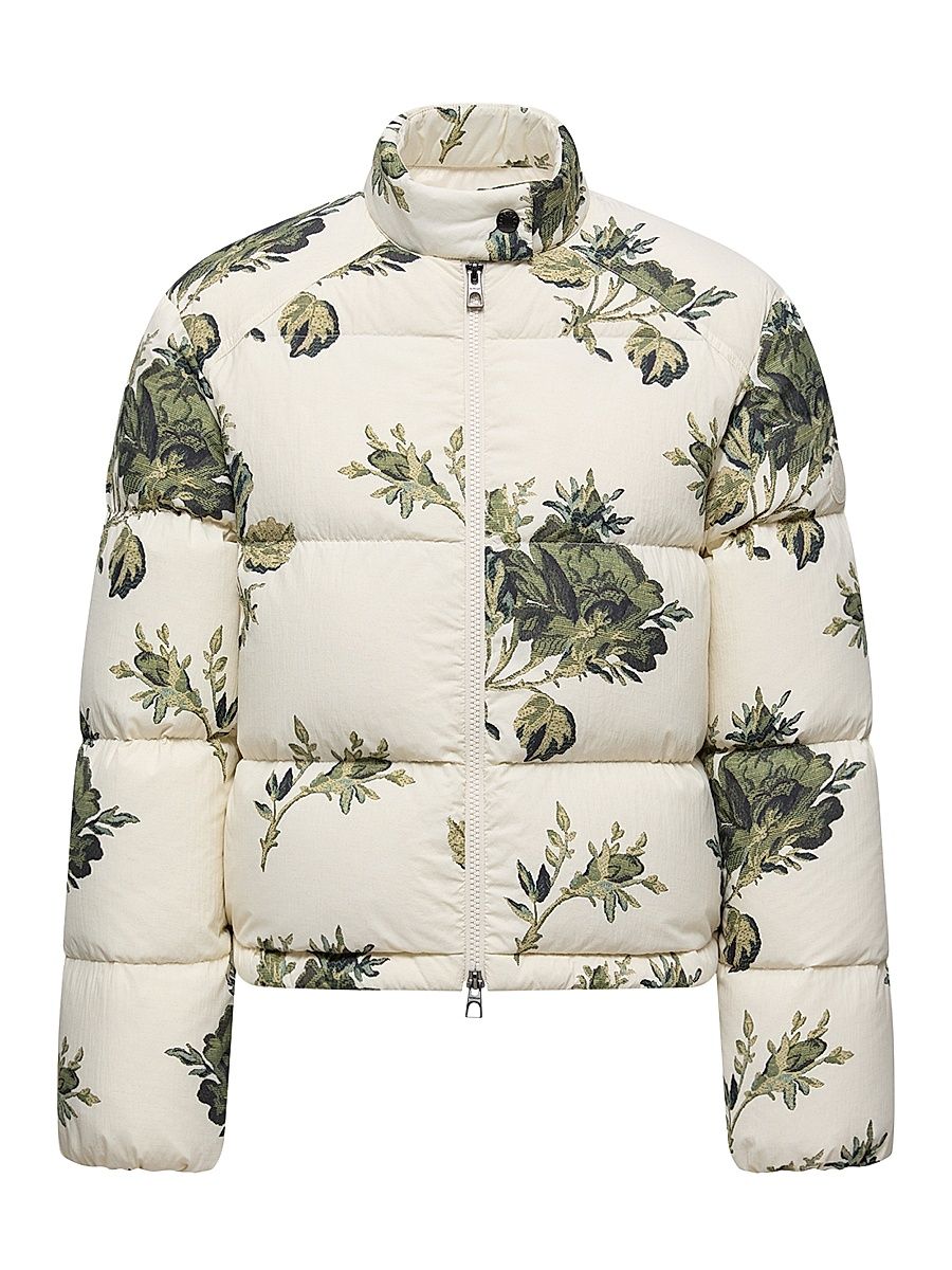 Women's Nasso Puffer Jacket - White Green - Size XXL