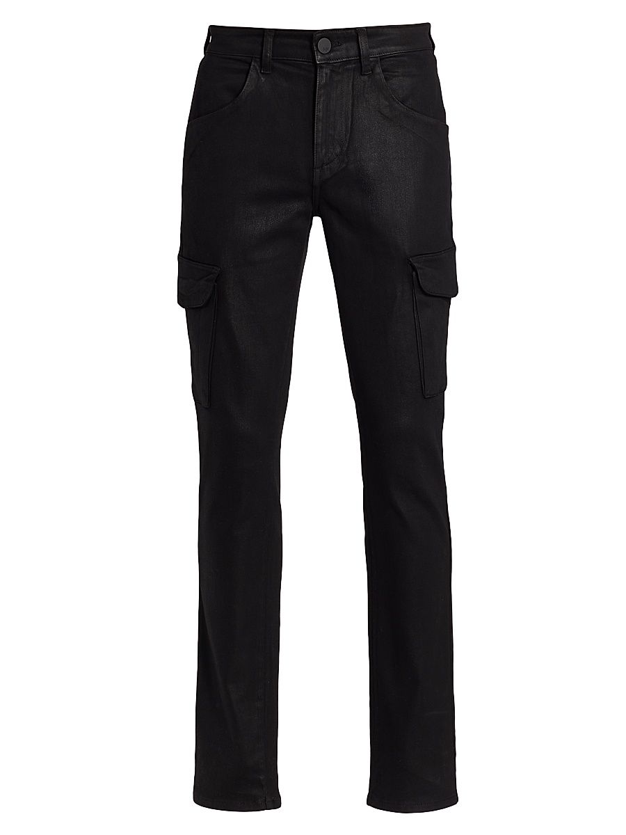 Men's Preston Coated Jeans - Coated Noir - Size 40