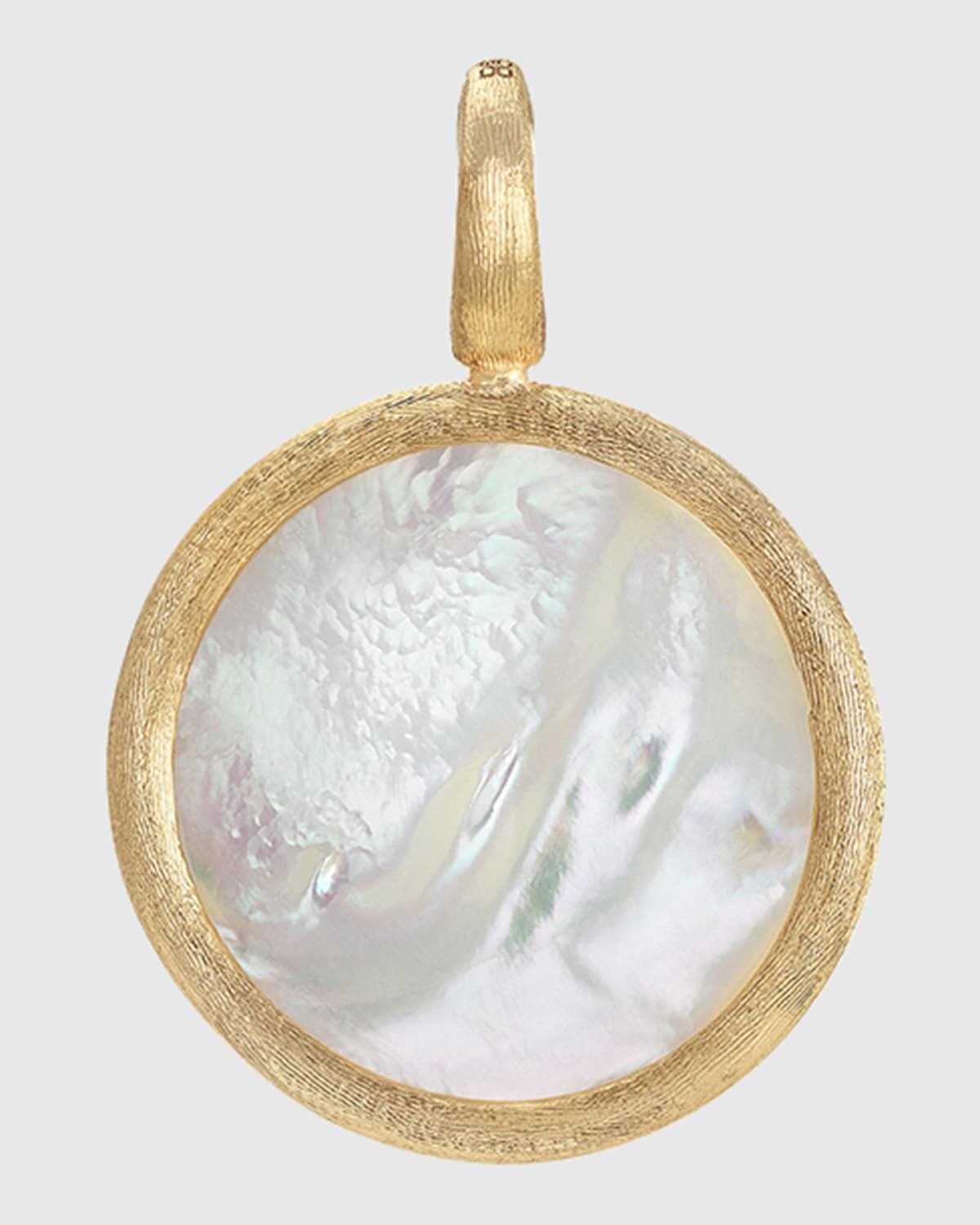 18k Jaipur Yellow Gold Medium Mother-of-Pearl Pendant