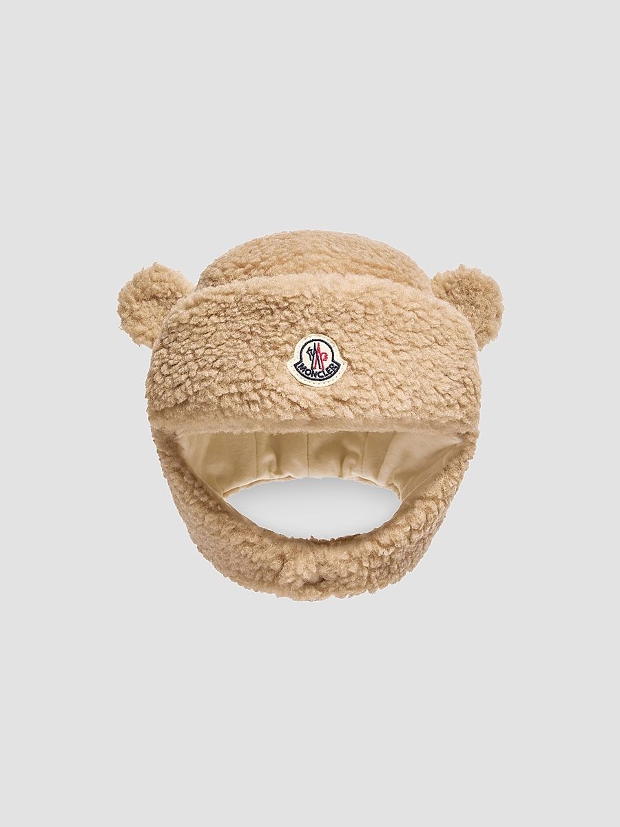 Men's Baby's Cap in Teddy - Beige - Size XS