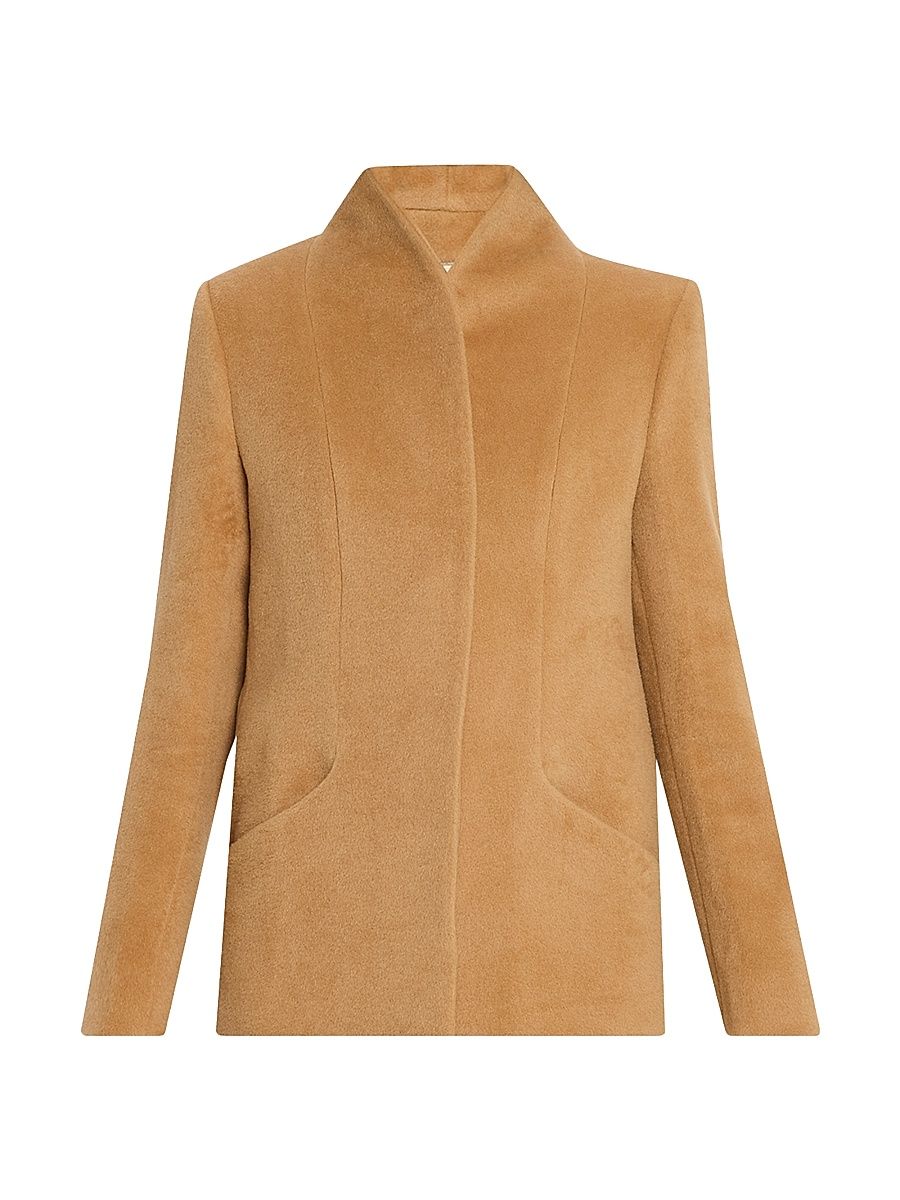 Women's Rina Cashmere & Wool Coat - Camel - Size 14