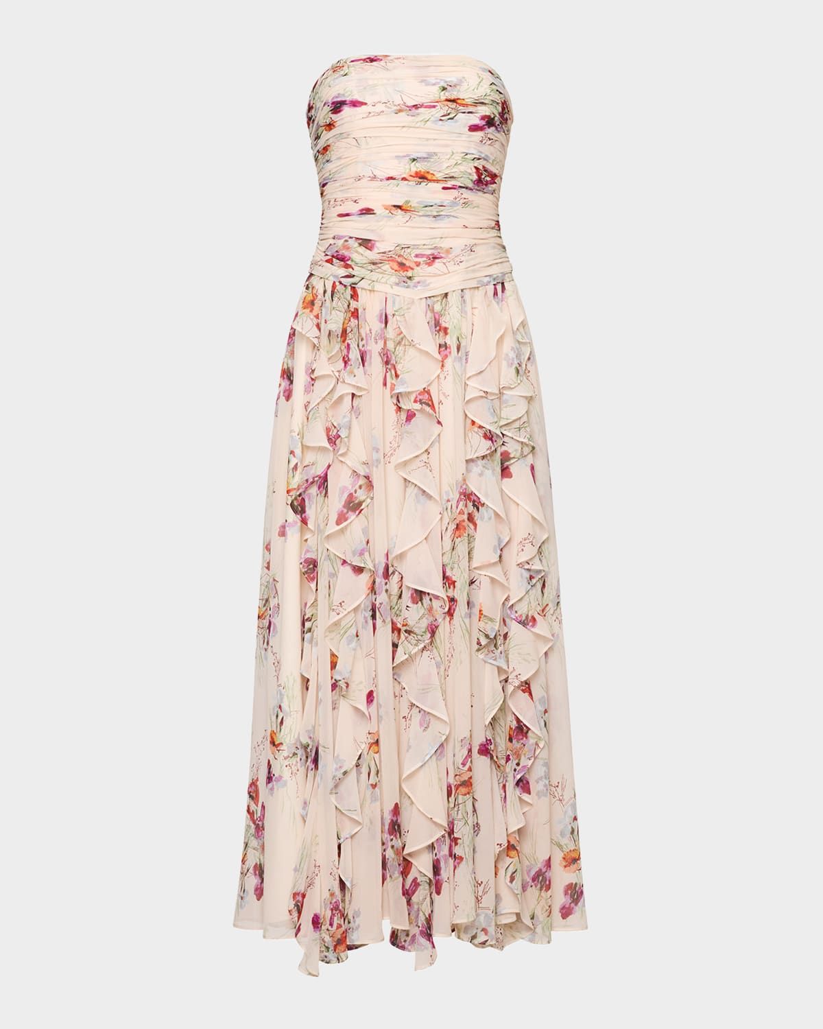 Strapless Iris Bouquet Dress