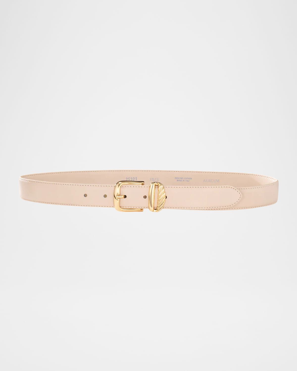 No. 3 French Rope Buckled Leather Belt