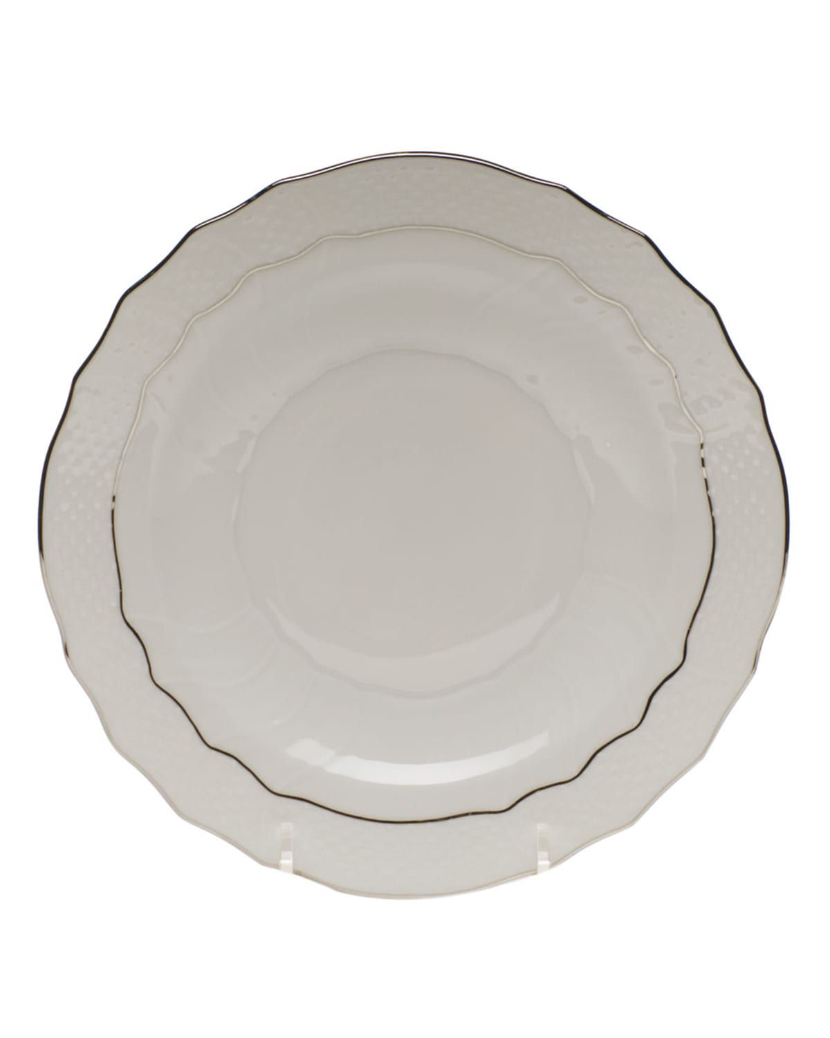 Platinum Edge Salad Plate