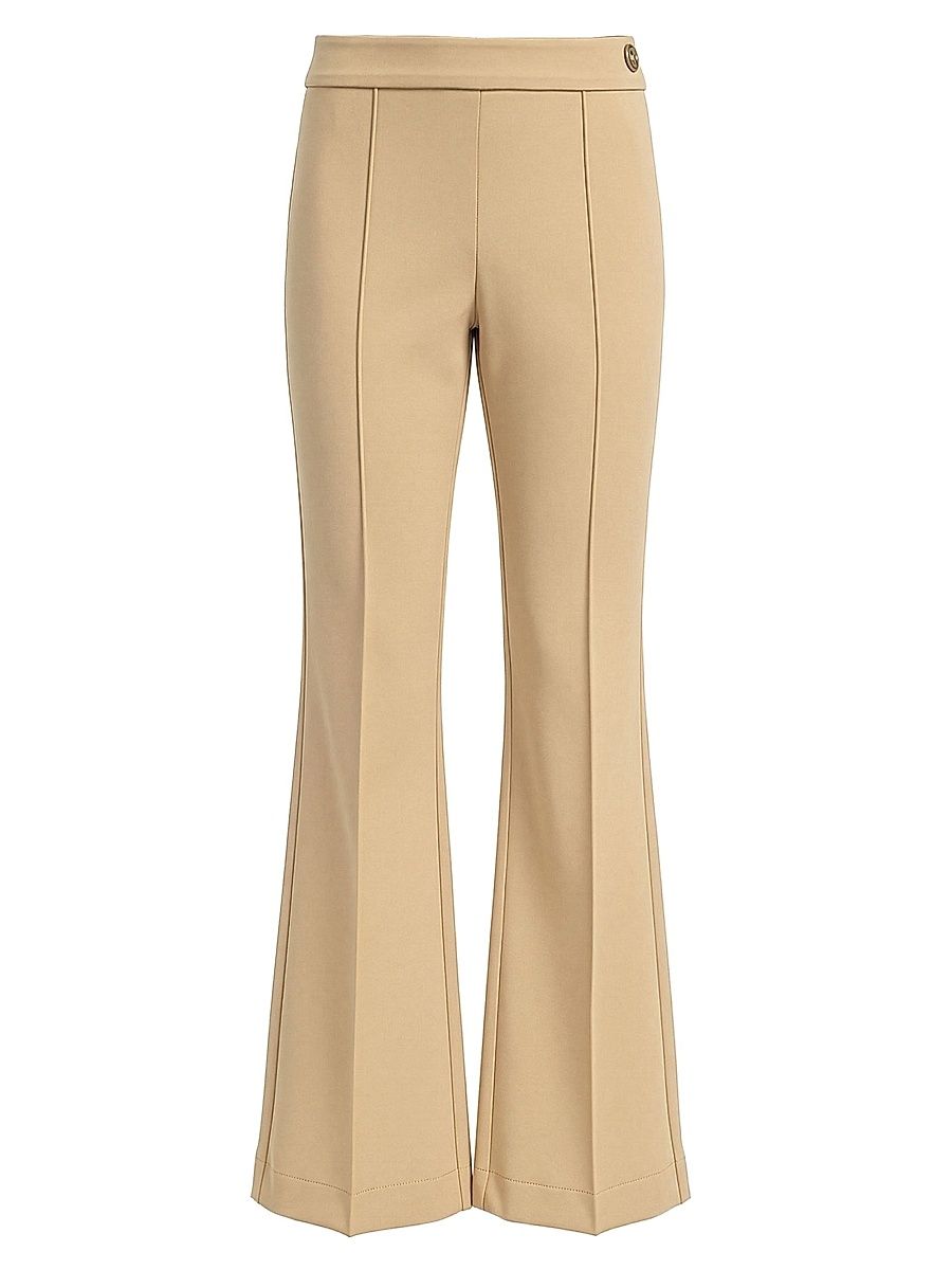 Women's Lola Cropped Kick Flare Pant - Pale Camel - Size 10