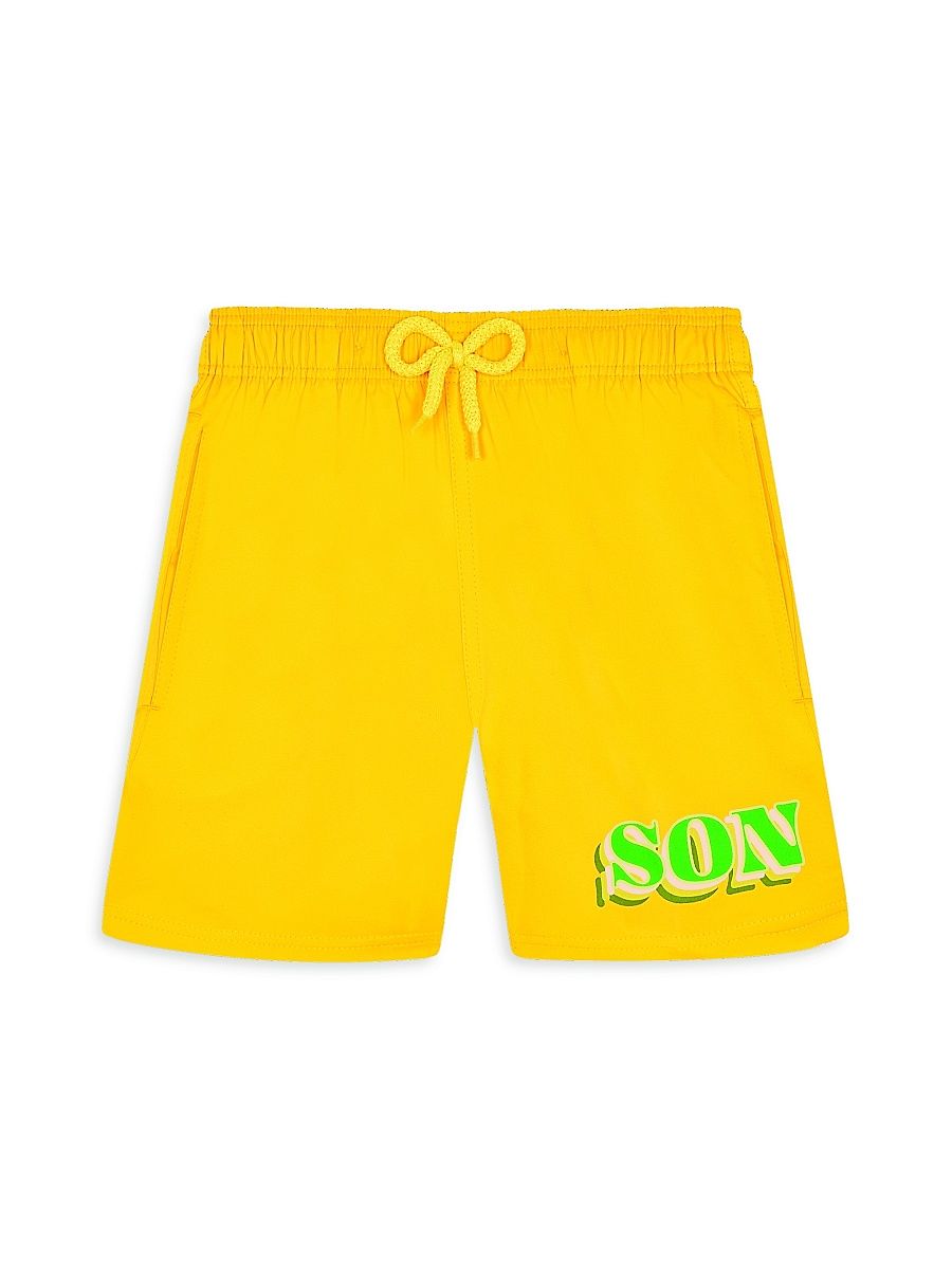 Baby Boy's, Little Boy's & Boy's Jirise Son Stretch Swim Shorts - Yellow - Size 14