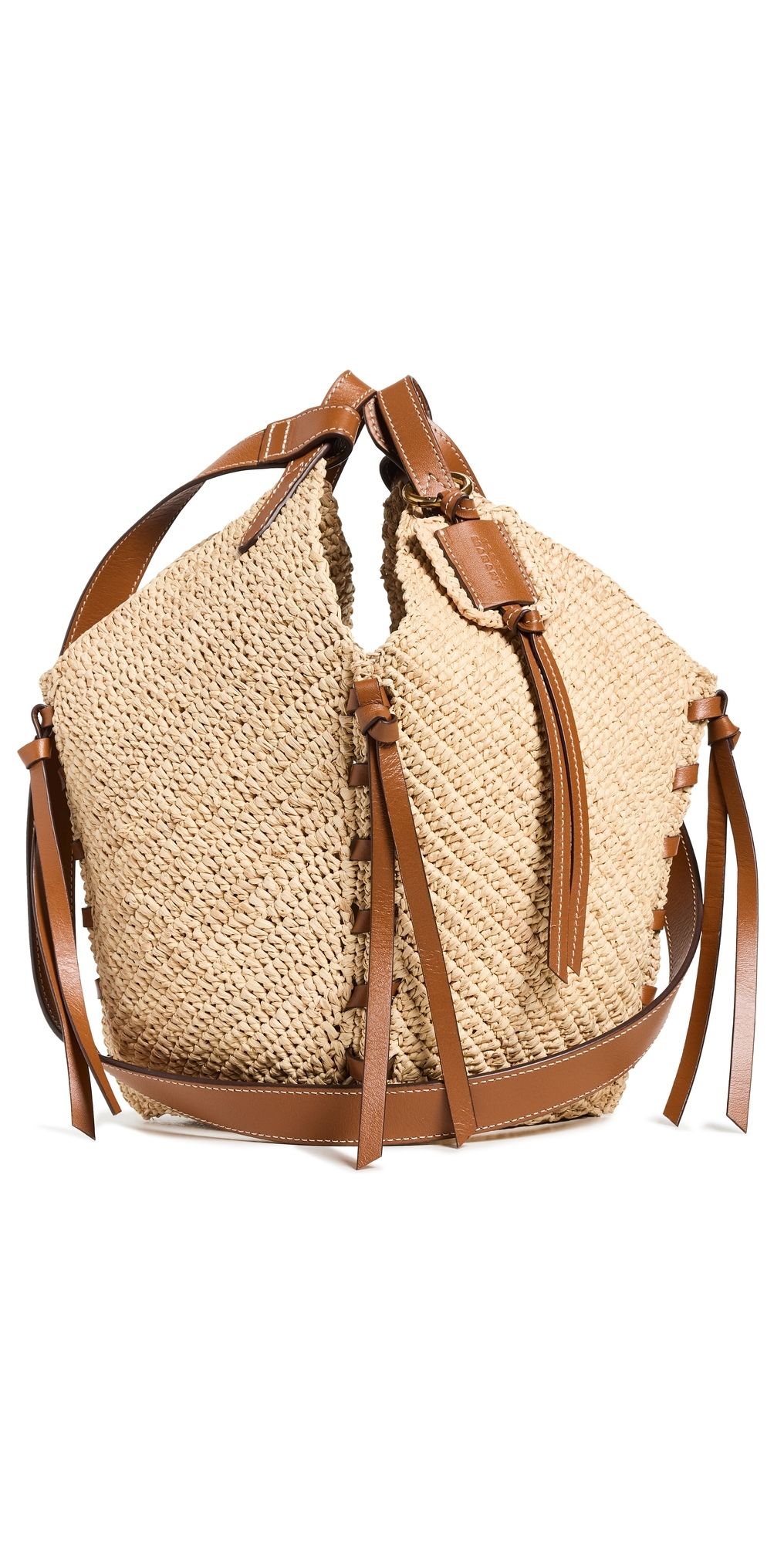 Isabel Marant Tampa Mini Bag Natural/Cognac One Size