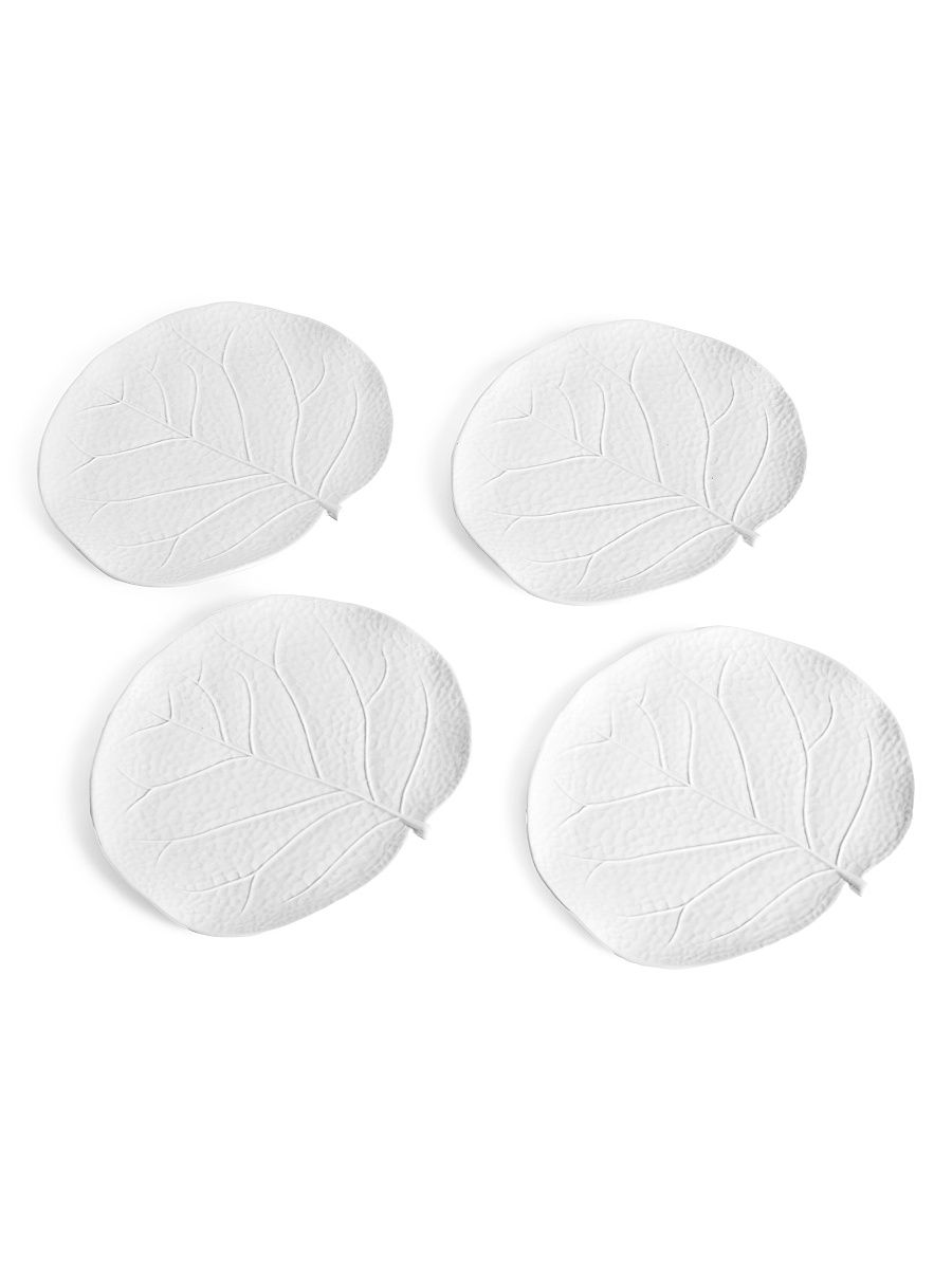 Botanical Leaf Tidbit 4-Piece Set